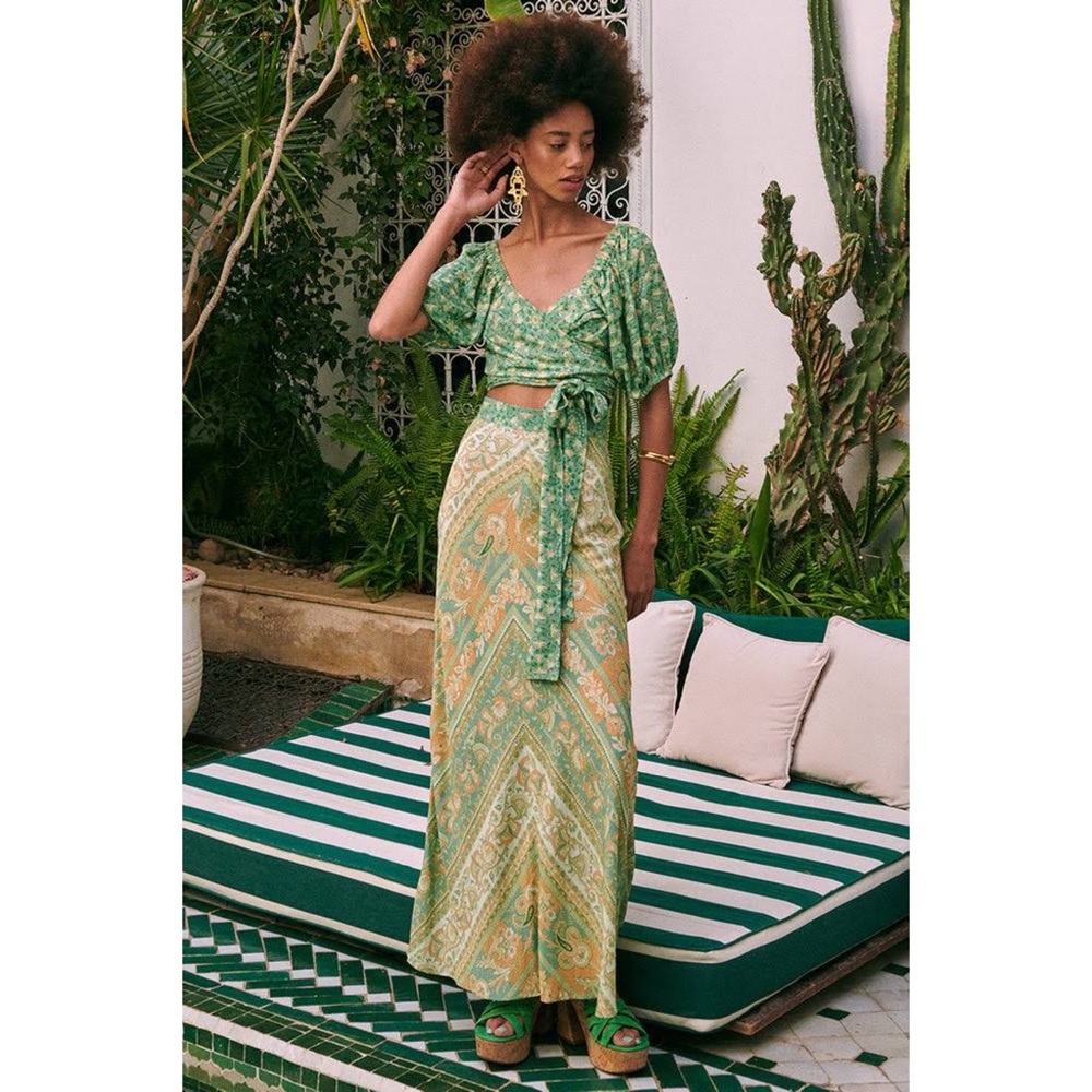 Spell and the Gypsy Madame Peacock Maxi Skirt